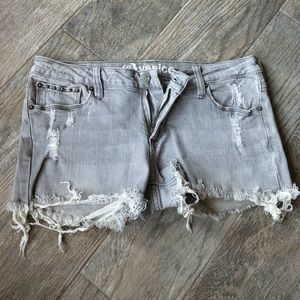 NWOT B Venice Distressed denim shorts